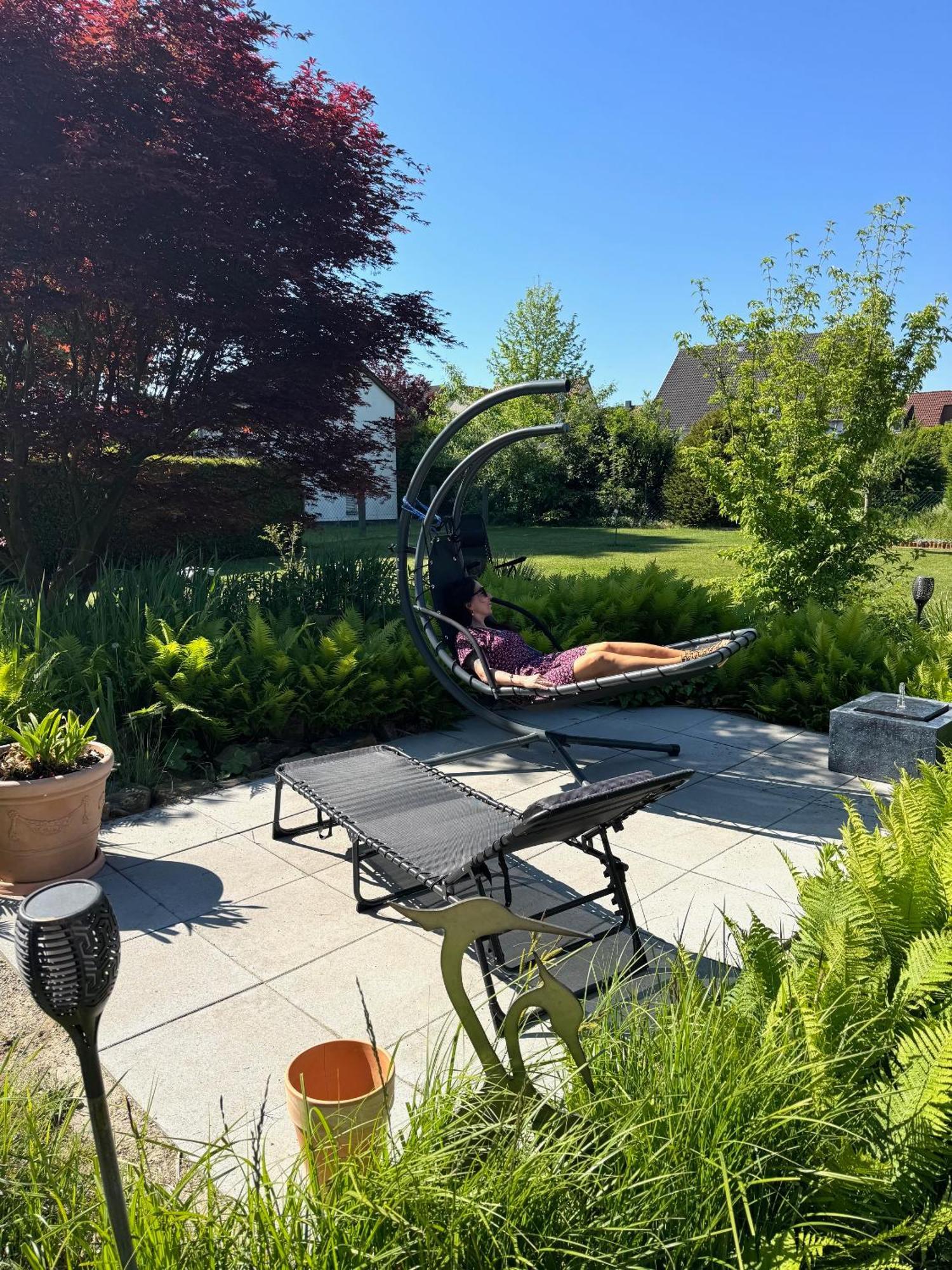 Ferien-Whg Moewe Nahe Steinhuder Meer Mit Garten Und Balkon Hagenburg エクステリア 写真